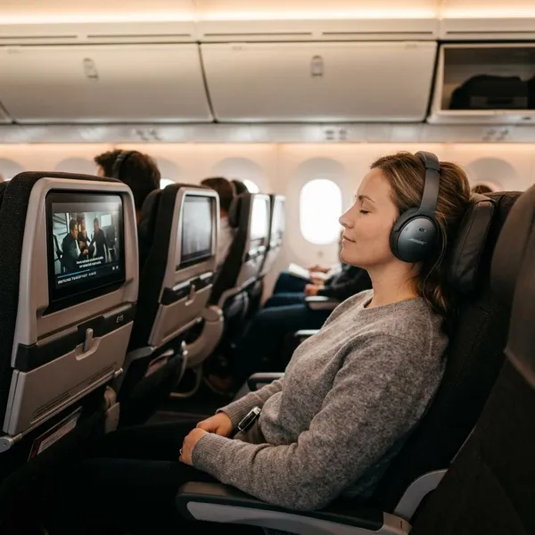 Are Over-Ear Headphones or Earbuds Better for Flying?