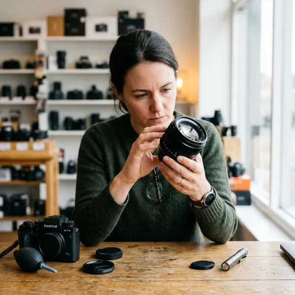 What to check on a used camera lens