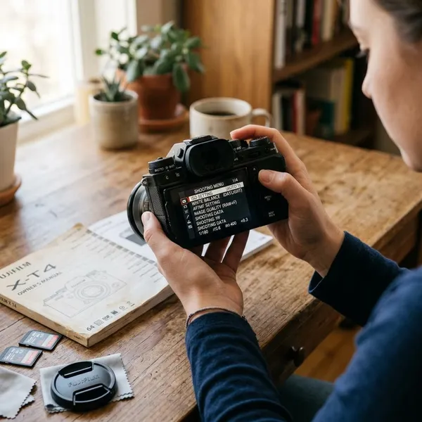 The three main camera settings