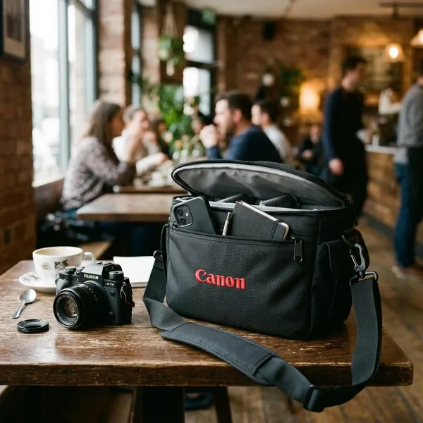 What fits in the Canon EOS 200ES?