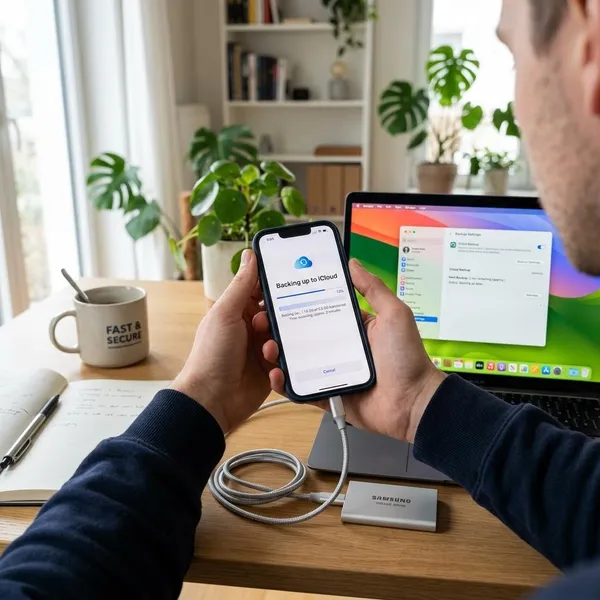 how to back up smartphone data