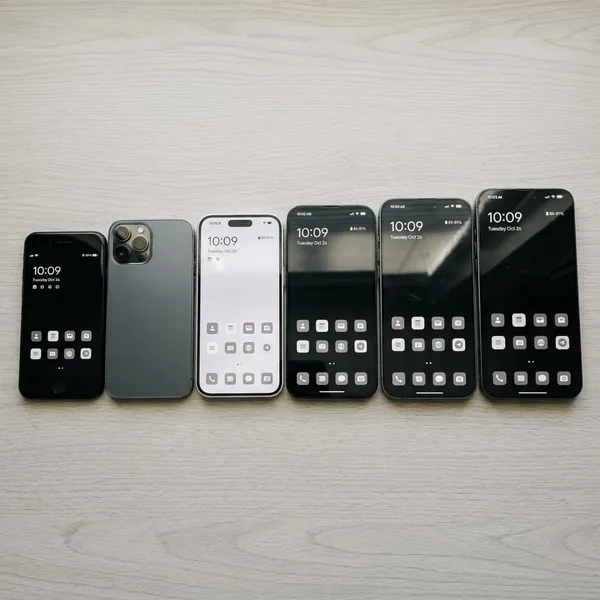 size comparison of smartphones
